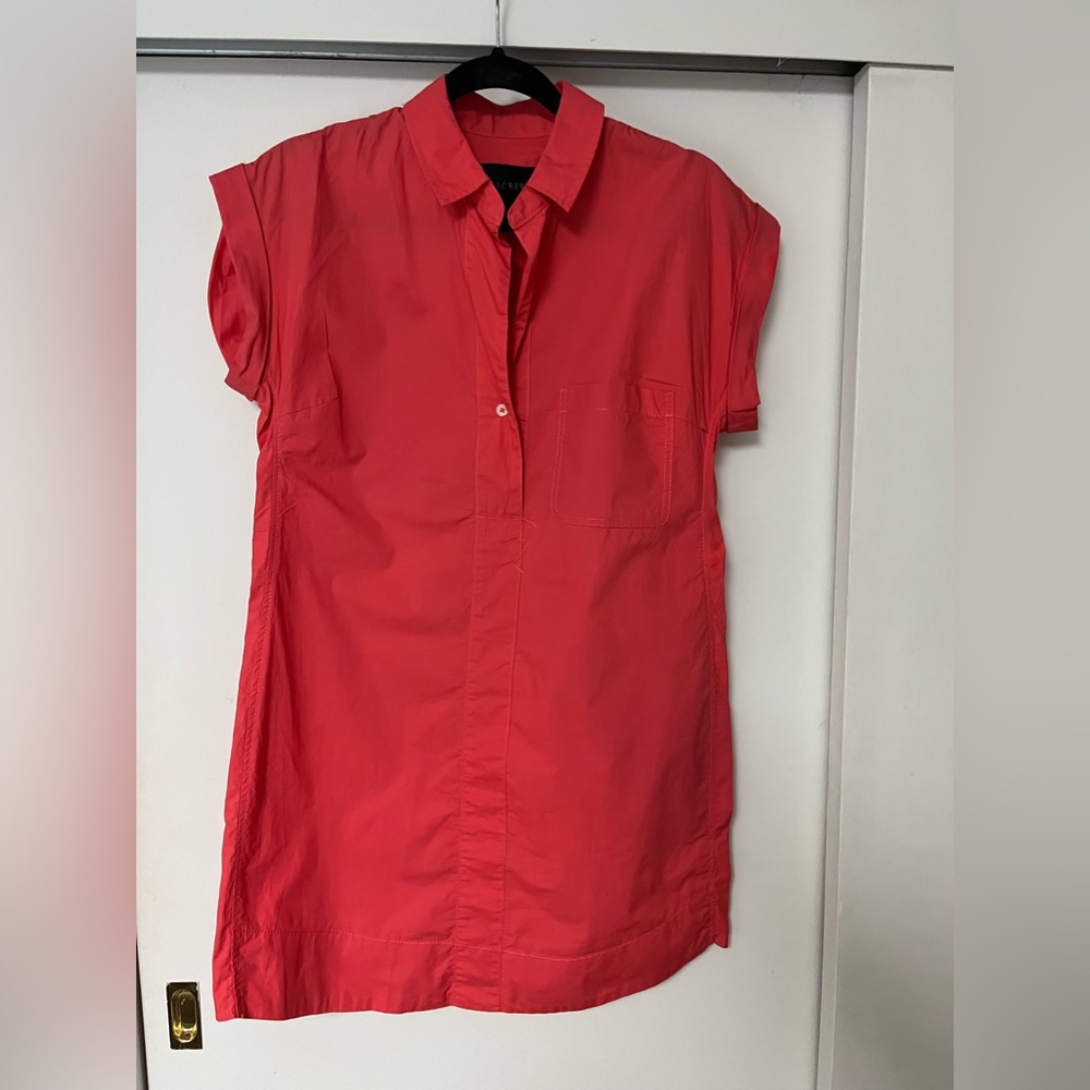 J Crew short sleeve dress in EUC!  Beautiful Salmon color, size 8.